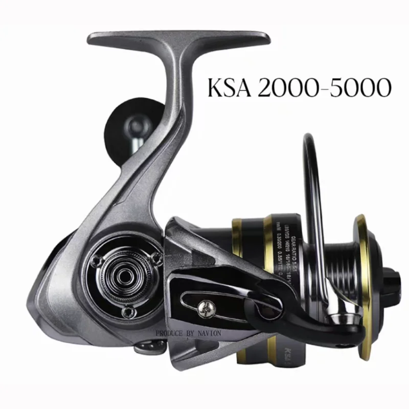 KSA Metal Fishing Wheel Sea Rod Fishing Line Gapless Spinning Wheel Type Fishing Line Roller Front Unloading Force Winding Reel
KSA Metal Fishing Wheel Sea Rod Fishing Line Gapless Spinning Wheel Type Fishing Line Roller Front Unloading Force Winding Reel