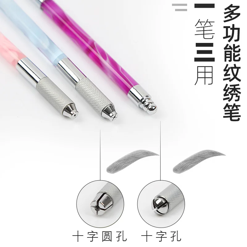 Sdotter 3 Colors 1PC Microblading Crystal Manual Tattoo Pen For 3D Eyebrow Embroidery Permanent Makeup
Sdotter 3 Colors 1PC Microblading Crystal Manual Tattoo Pen For 3D Eyebrow Embroidery Permanent Makeup
