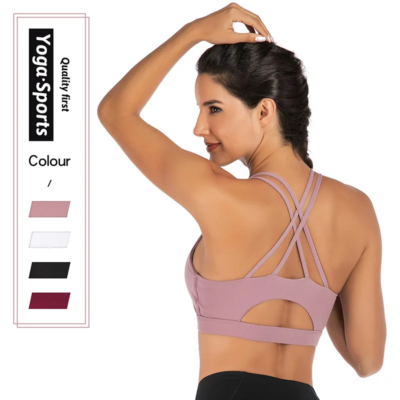 New Fitness Sports Bra for Women Nylon Top Women Bra Sexy Top Woman Breathable Underwear Crisscross Strappy Gym Workout Yoga Bra 
New Fitness Sports Bra for Women Nylon Top Women Bra Sexy Top Woman Breathable Underwear Crisscross Strappy Gym Workout Yoga Bra