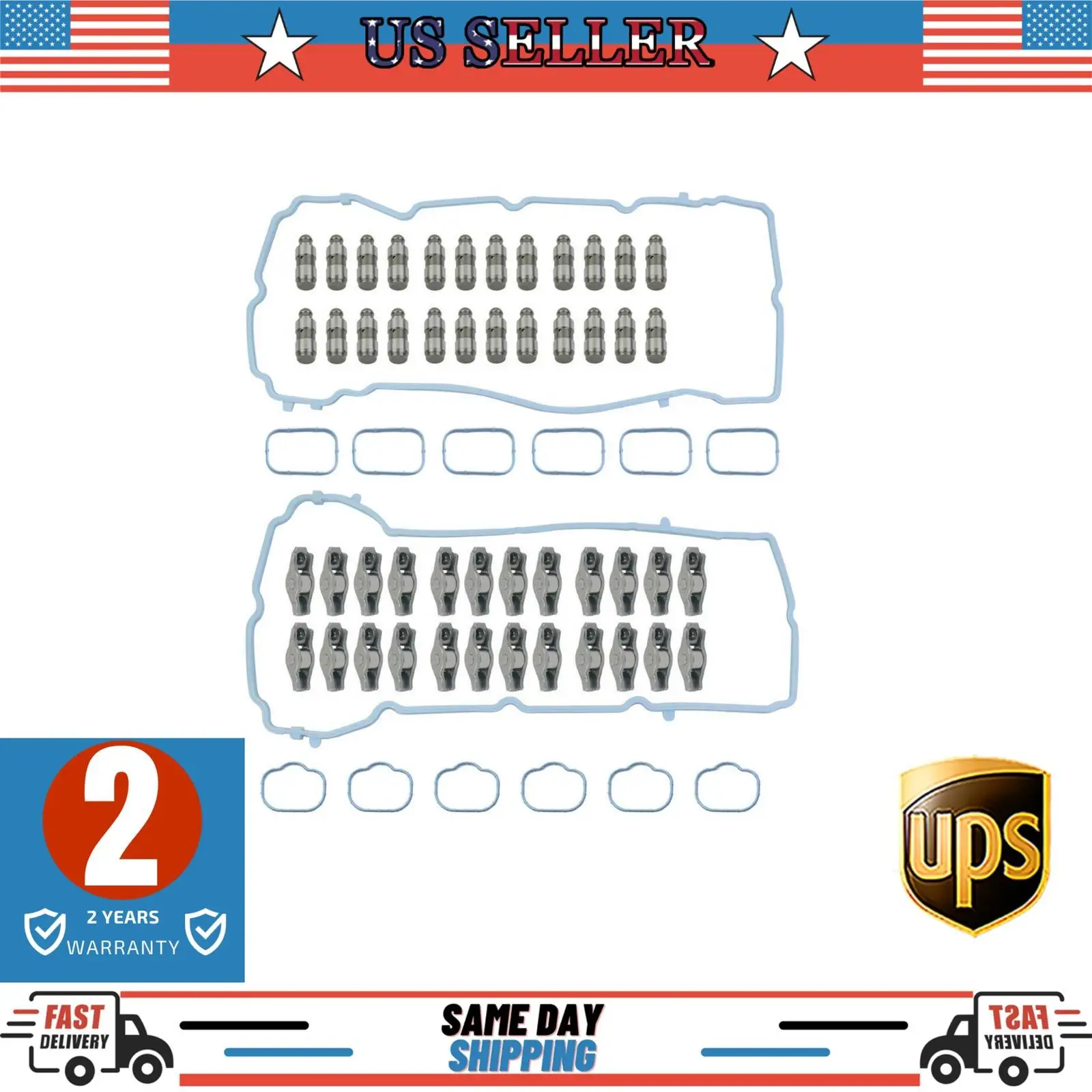 AP01 24pcs Rockers Lifters & Valve Cover & Intake Gaskets For Chrysler Pentastar Dodge Jeep Ram 3.6 V6 11-16 5184296AH
AP01 24pcs Rockers Lifters & Valve Cover & Intake Gaskets For Chrysler Pentastar Dodge Jeep Ram 3.6 V6 11-16 5184296AH