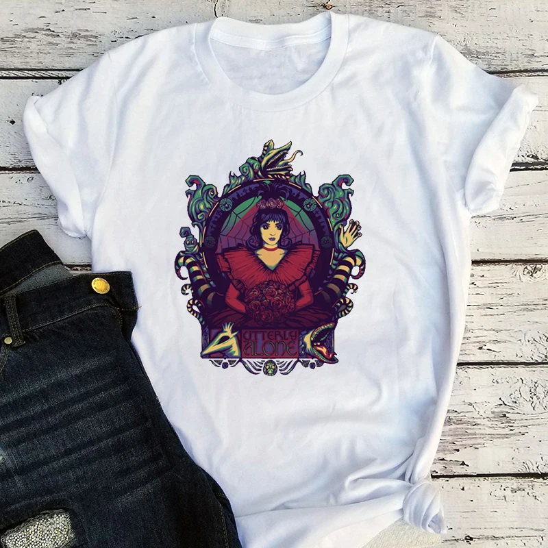 Beetlejuice T Shirt Tops Beetlejuice T-Shirt Goth T-shirts for Women Beetlejuice Clothes Vintage Women Clothing Aesthetic
Beetlejuice T Shirt Tops Beetlejuice T-Shirt Goth T-shirts for Women Beetlejuice Clothes Vintage Women Clothing Aesthetic