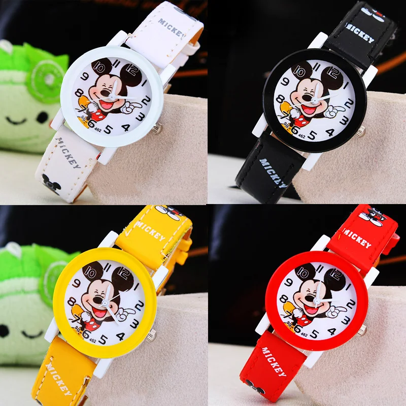 Disney New Fashion Cartoon Watch Cute Children's Mickey Mouse Watch Children Boys Girls Pu Leather Quartz Watch Clock Gift
Disney New Fashion Cartoon Watch Cute Children's Mickey Mouse Watch Children Boys Girls Pu Leather Quartz Watch Clock Gift