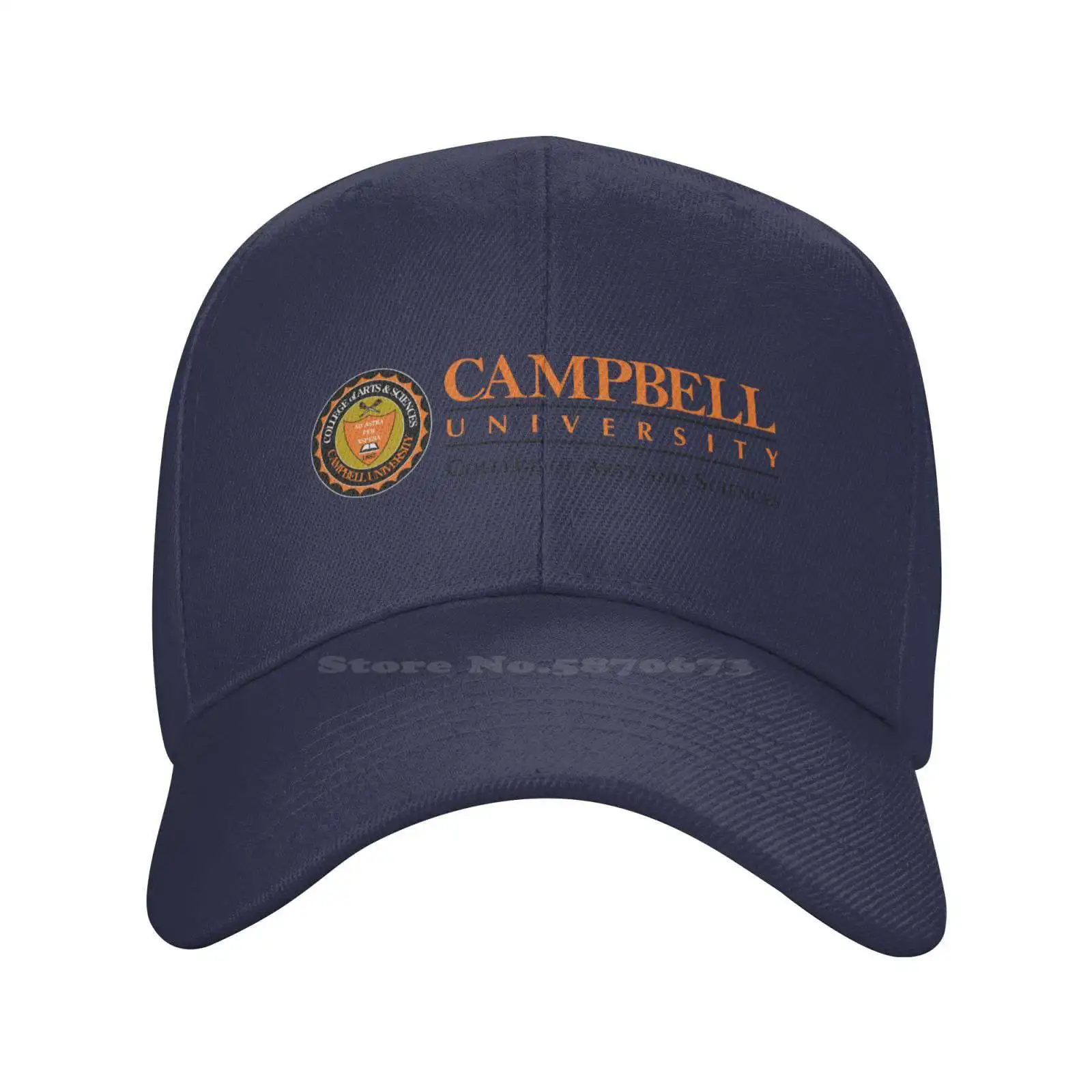 

Campbell University Logo Fashion quality Denim cap Knitted hat Baseball cap