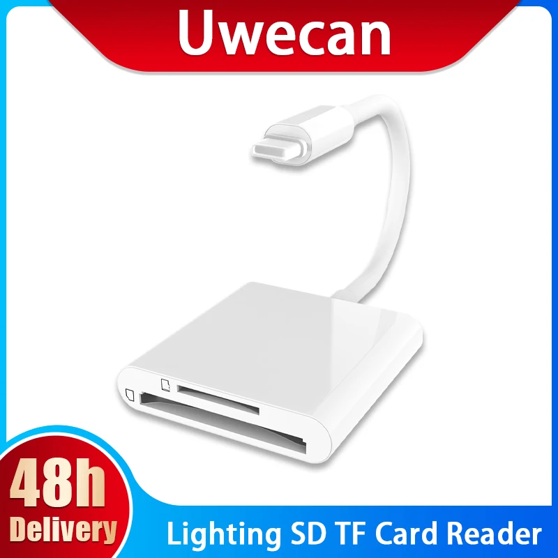 Lightning to SD/TF Card Camera Reader Adapter for iPhone iPad OTG Card Reader Adapter Connector for Apple iPhone
Lightning to SD/TF Card Camera Reader Adapter for iPhone iPad OTG Card Reader Adapter Connector for Apple iPhone
