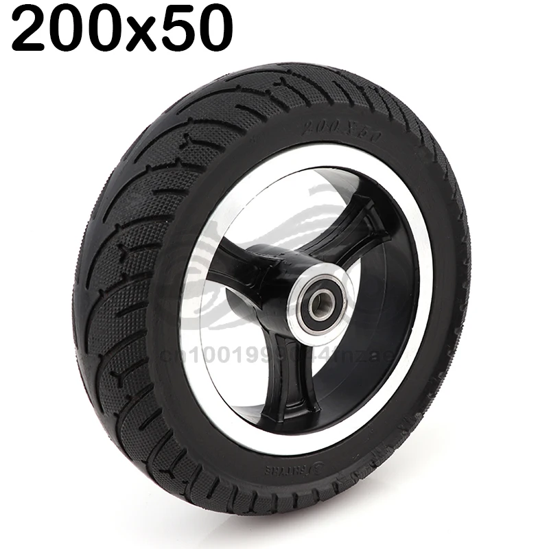 

High quality M10 200X50 non-pneumatic tires for Speedway Mini 4 Pro Solid tire wheel scooters Ruima Mini 4 PRO replacement parts