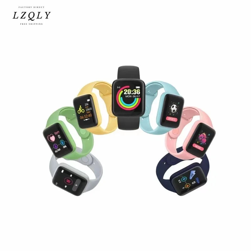 D20 Pro Smart Watch Y68 Ip67 Waterproof Bt Fitness Tracker Sports Watch Heart Rate Wristband for Ios Android
D20 Pro Smart Watch Y68 Ip67 Waterproof Bt Fitness Tracker Sports Watch Heart Rate Wristband for Ios Android