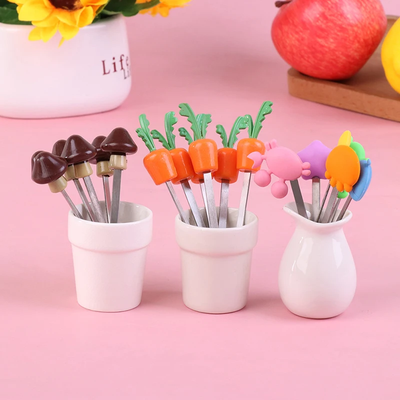 1Set Stainless Steel Fruit Fork Carrot Mushroom Sea Organism Fork w/Storage Cute Dessert Party Fork Sets Lunch Decoratio
1Set Stainless Steel Fruit Fork Carrot Mushroom Sea Organism Fork w/Storage Cute Dessert Party Fork Sets Lunch Decoratio