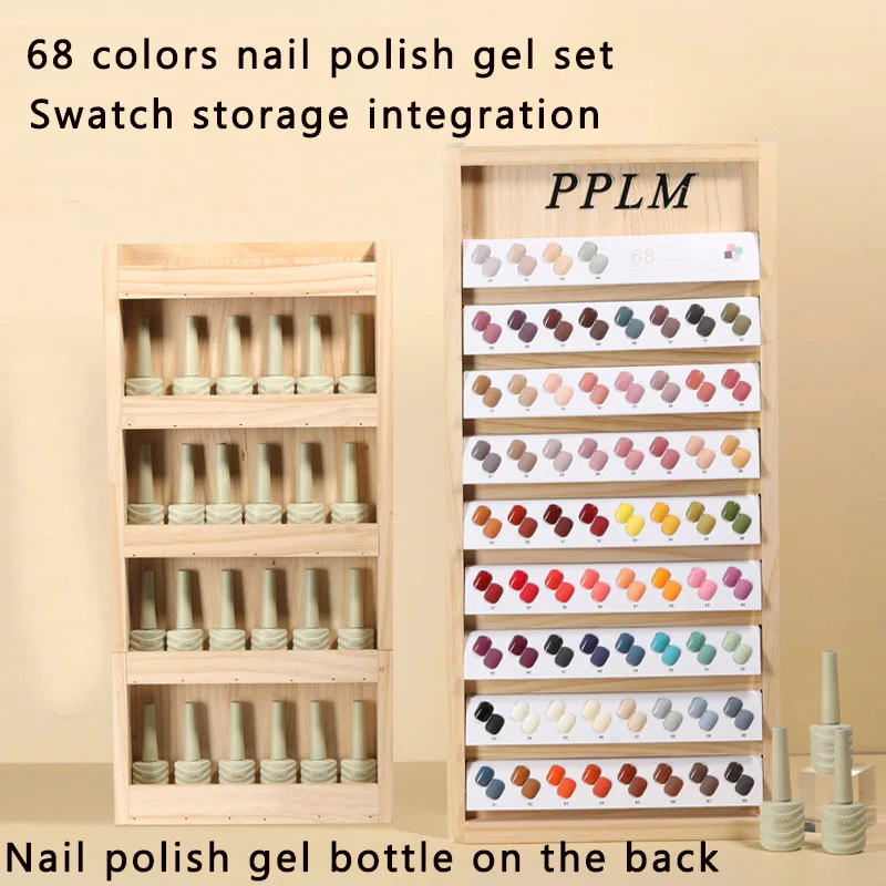 68Colors Nail Polish Gel Set Nail Gel Soak Off UV LED Full Coverage Gel Polish Nail Lacquer Varnish With Can Store Swatches
68Colors Nail Polish Gel Set Nail Gel Soak Off UV LED Full Coverage Gel Polish Nail Lacquer Varnish With Can Store Swatches