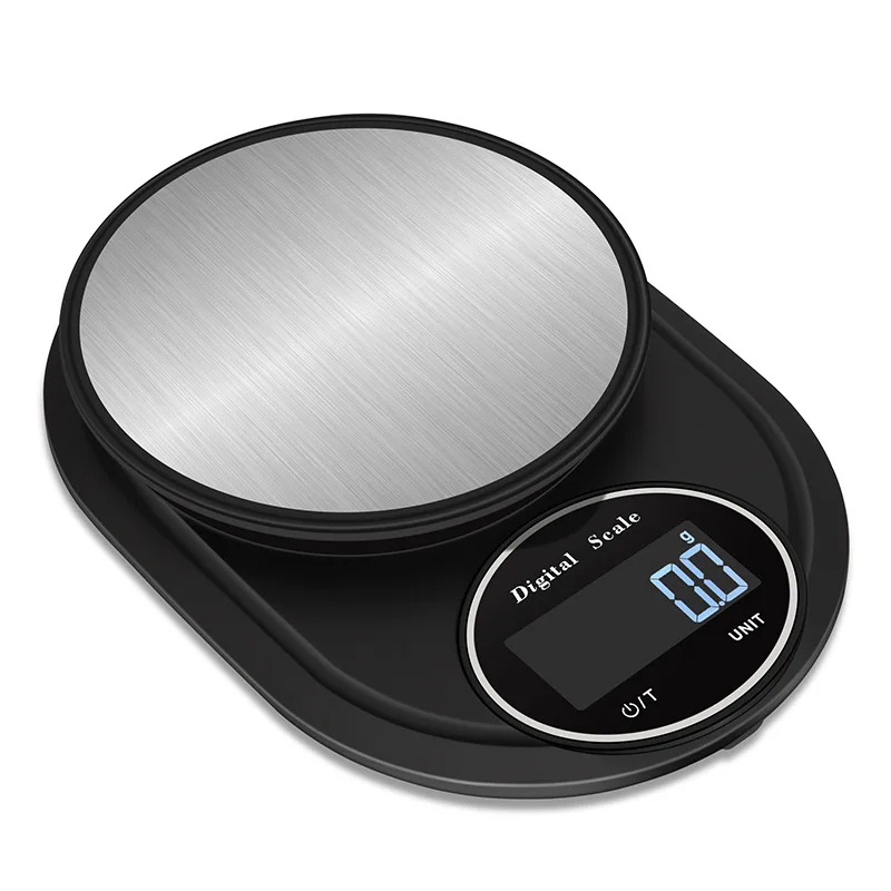 

Home Kitchen Scale 5kg/0.1g High Precision Baked Food Gram Scale Portable Mini Electronic Scale Digital Food Scale with Tray