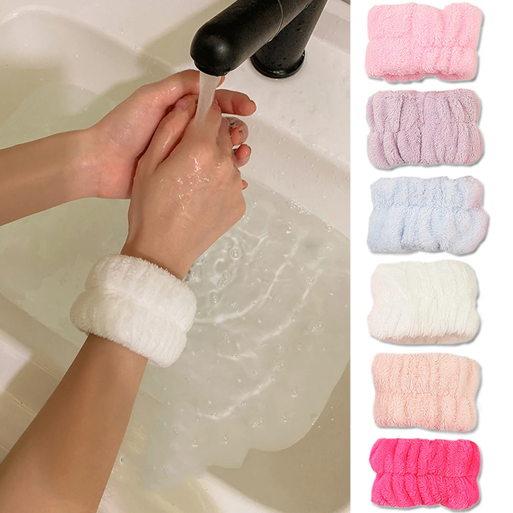 Flannel Washing Face Headband Absorbent Wristband Makeup Hair band Wrist Sweatband Liquid Spa Washband Wrist Band Solid 
Flannel Washing Face Headband Absorbent Wristband Makeup Hair band Wrist Sweatband Liquid Spa Washband Wrist Band Solid