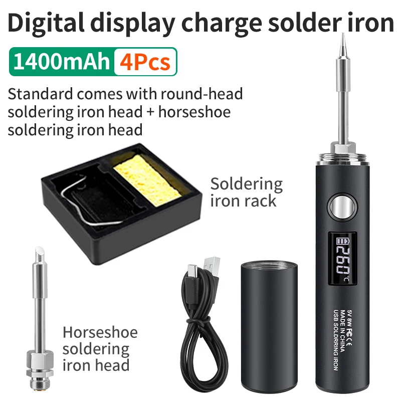 LUXIANZI USB-паяльник с цифровым дисплеем, сварочный аппарат типа C, перезаряжаемый ремонтный сварочный инструмент, беспроводной электрический паяльник, ручка
LUXIANZI USB-паяльник с цифровым дисплеем, сварочный аппарат типа C, перезаряжаемый ремонтный сварочный инструмент, беспроводной электрический паяльник, ручка