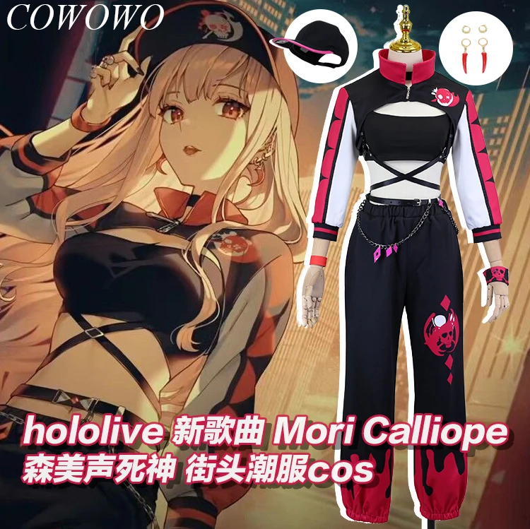 COWOWO Anime! Vtuber Hololive Mori Calliope Game Suit Fashion Lovely Uniform Cosplay Costume Halloween Party Outfit Women
COWOWO Anime! Vtuber Hololive Mori Calliope Game Suit Fashion Lovely Uniform Cosplay Costume Halloween Party Outfit Women