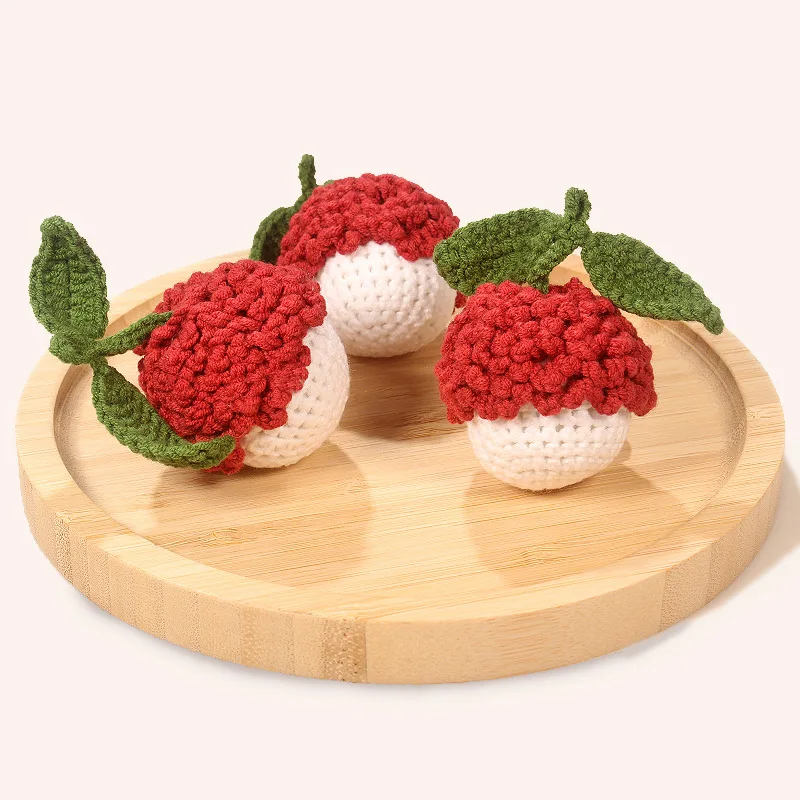 1pcs Handmade Cute Fruit Hang Ornament for Bag Decorations Crochet Litchi Key Chain Ornament Gift Handcraft Diy Knitting Plant
1pcs Handmade Cute Fruit Hang Ornament for Bag Decorations Crochet Litchi Key Chain Ornament Gift Handcraft Diy Knitting Plant