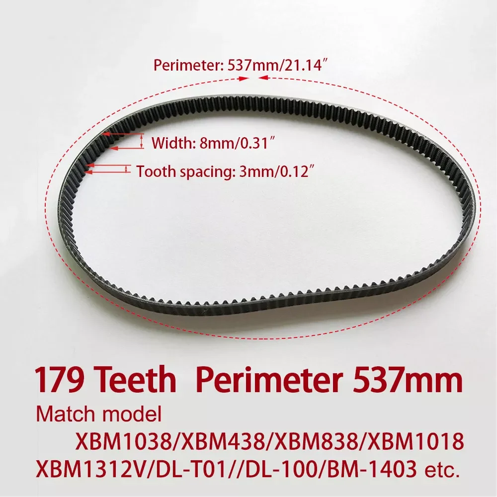 NEW2023 179 Teeth Breadmaker Conveyor Belts bread machine belts Bread Maker Parts 179Teeth Perimeter 537mm Kitchen Appliance acc
NEW2023 179 Teeth Breadmaker Conveyor Belts bread machine belts Bread Maker Parts 179Teeth Perimeter 537mm Kitchen Appliance acc