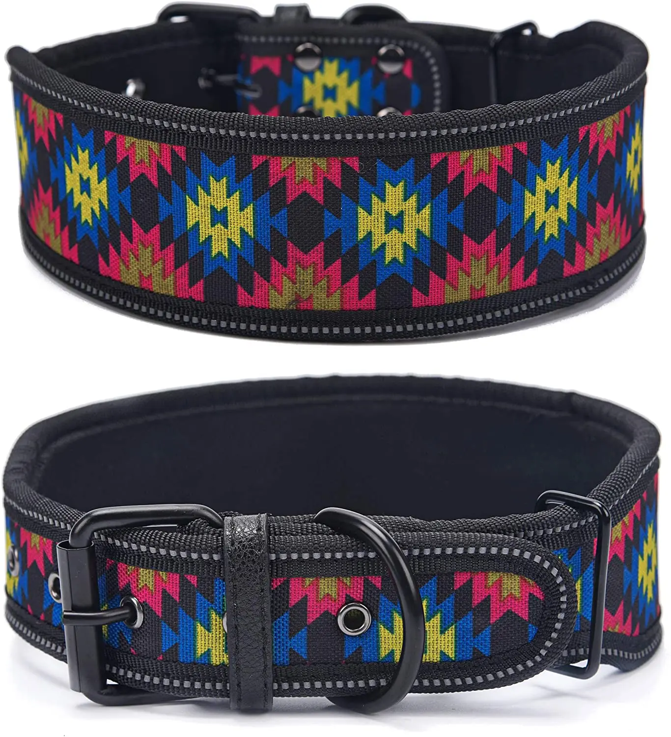 Reflective pet collar soft diving material dog collar outdoor printed dog collar widened large dog collar
Reflective pet collar soft diving material dog collar outdoor printed dog collar widened large dog collar