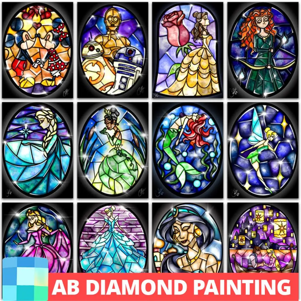 AB DIY Diamond Painting Mickey Mouse Disney Princess Unicorn Home Decor Full Round Square Diamond embroidery Cross stitch mosaic
AB DIY Diamond Painting Mickey Mouse Disney Princess Unicorn Home Decor Full Round Square Diamond embroidery Cross stitch mosaic