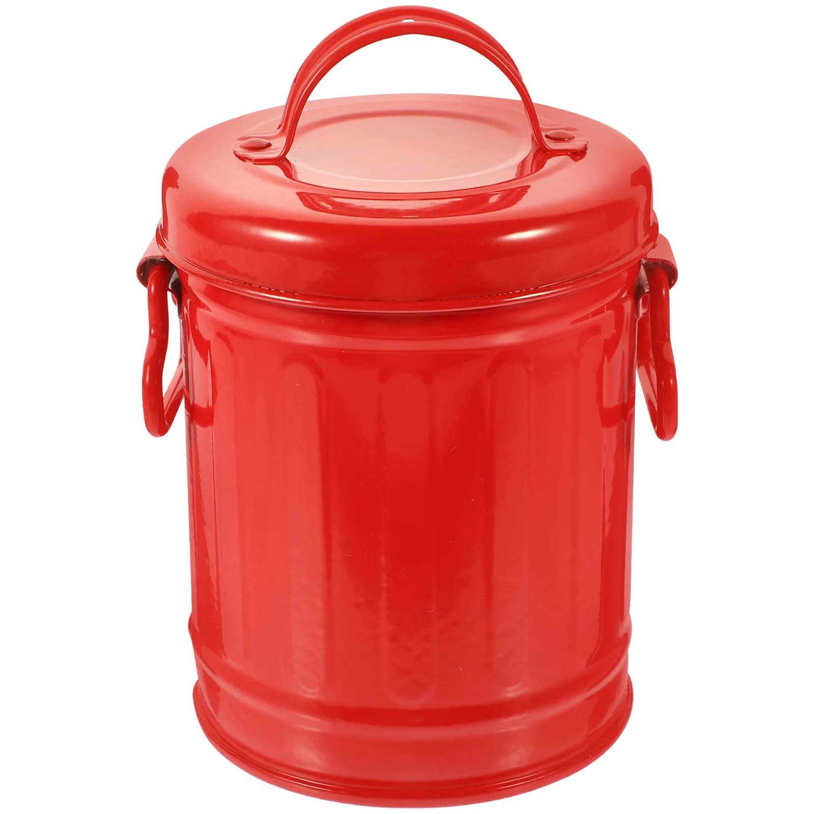 Metal Bucket Lid Desk Garbage Can Mini Trash Can Desk Metal Trash Can Desktop Trash Can American Style Sundries Storage Holder
Metal Bucket Lid Desk Garbage Can Mini Trash Can Desk Metal Trash Can Desktop Trash Can American Style Sundries Storage Holder
