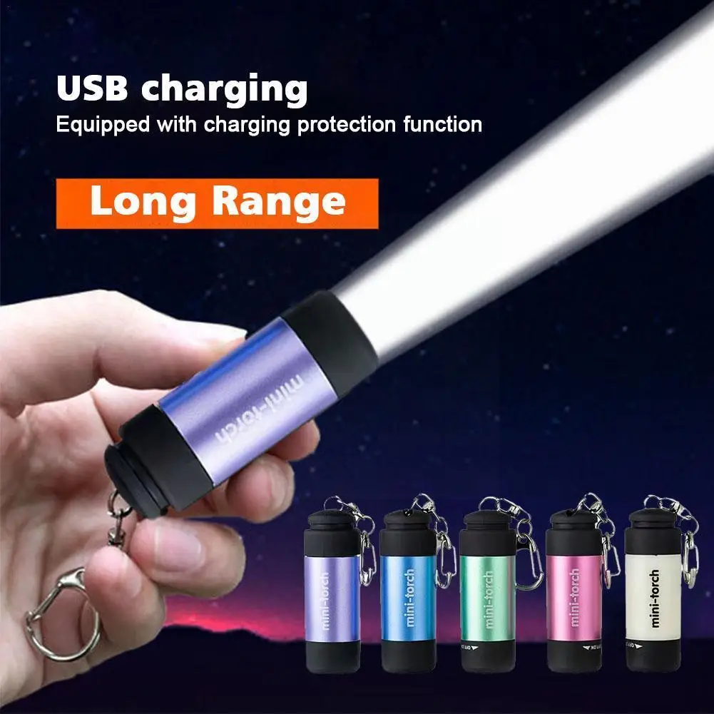 1pcs Led Mini Torch Light Portable USB Rechargeable Flashlights Pocket Torch Waterproof Camping Lantern Lamp Keychain Outdo D5Q7
1pcs Led Mini Torch Light Portable USB Rechargeable Flashlights Pocket Torch Waterproof Camping Lantern Lamp Keychain Outdo D5Q7