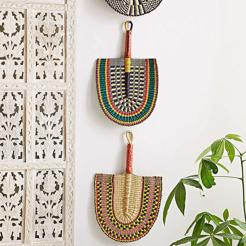 Seaweed Woven Wall Decoration Grass Woven Decorative Hanging Fan Practical Fan Pendant Straw Decoration Fan
Seaweed Woven Wall Decoration Grass Woven Decorative Hanging Fan Practical Fan Pendant Straw Decoration Fan