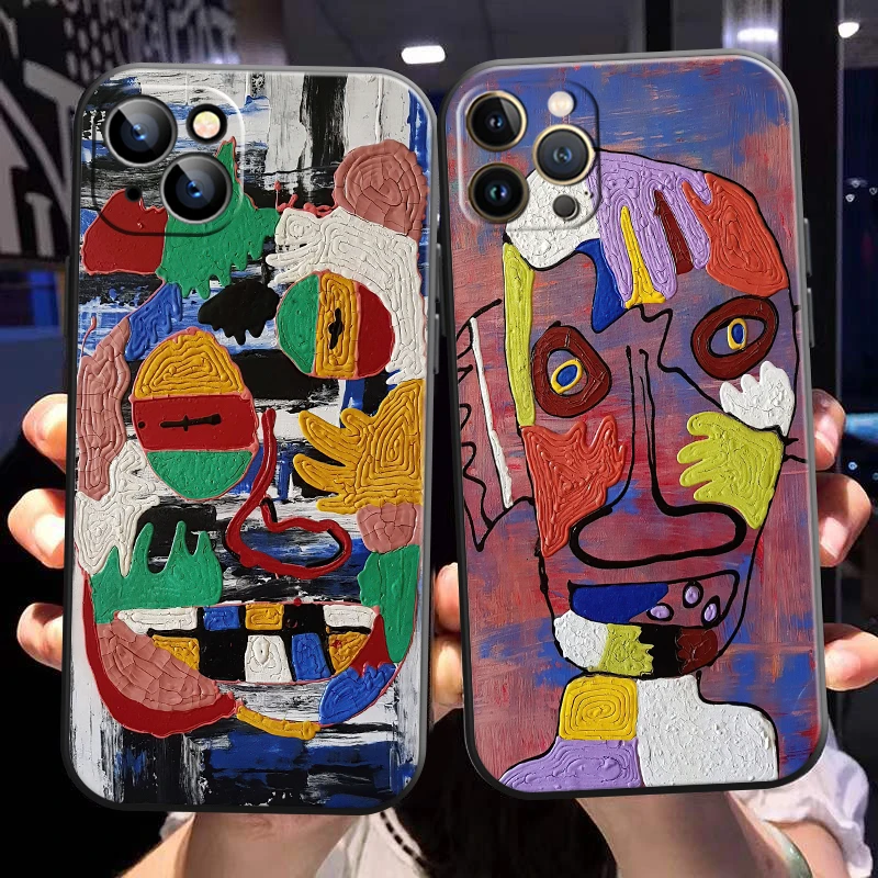 

Abstract Art Graffiti Painting For Apple iPhone 13 12 11 Pro 12 13 Mini X XR XS Max 5 6 6S 7 8 Plus SE2020 Phone Case