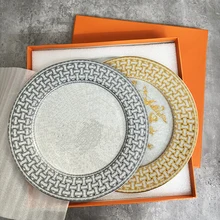 Tableware Household Dining Table Dinner Plate Set Western Plate Steak Plate ceramic plate dinner set plates and dishes