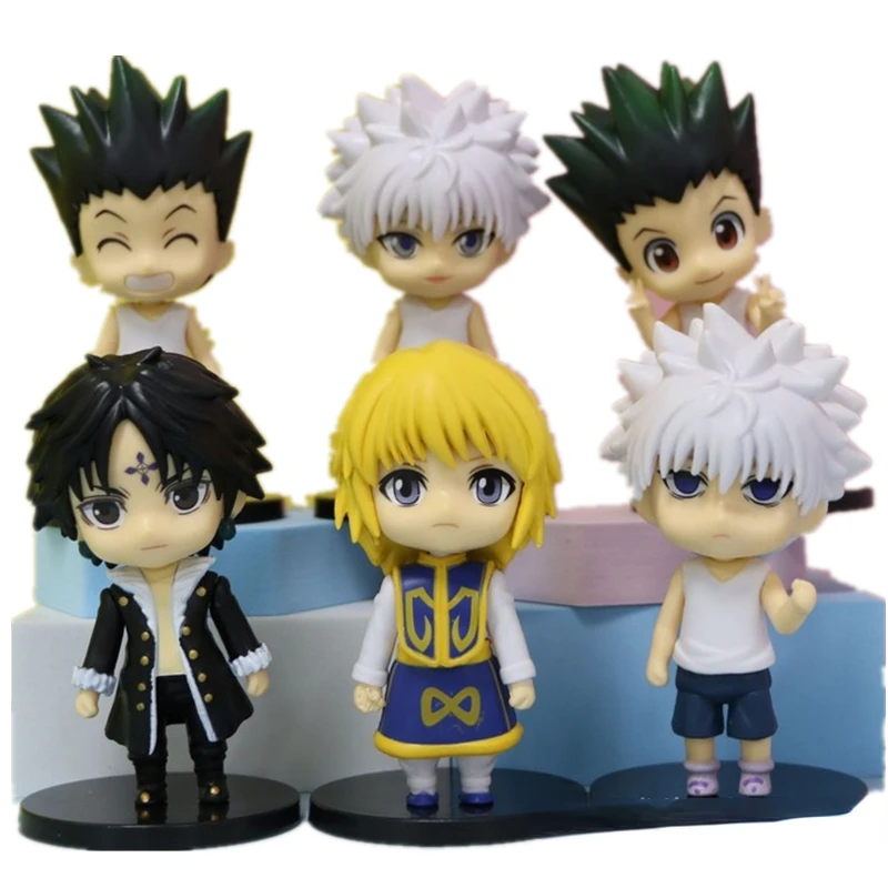 6pcs/set 10CM Anime Figure Hunter X Hunter GON FREECSS KILLUA ZAOLDYECK KURAPICA PVC Action Figure Collection Model Ornament
6pcs/set 10CM Anime Figure Hunter X Hunter GON FREECSS KILLUA ZAOLDYECK KURAPICA PVC Action Figure Collection Model Ornament