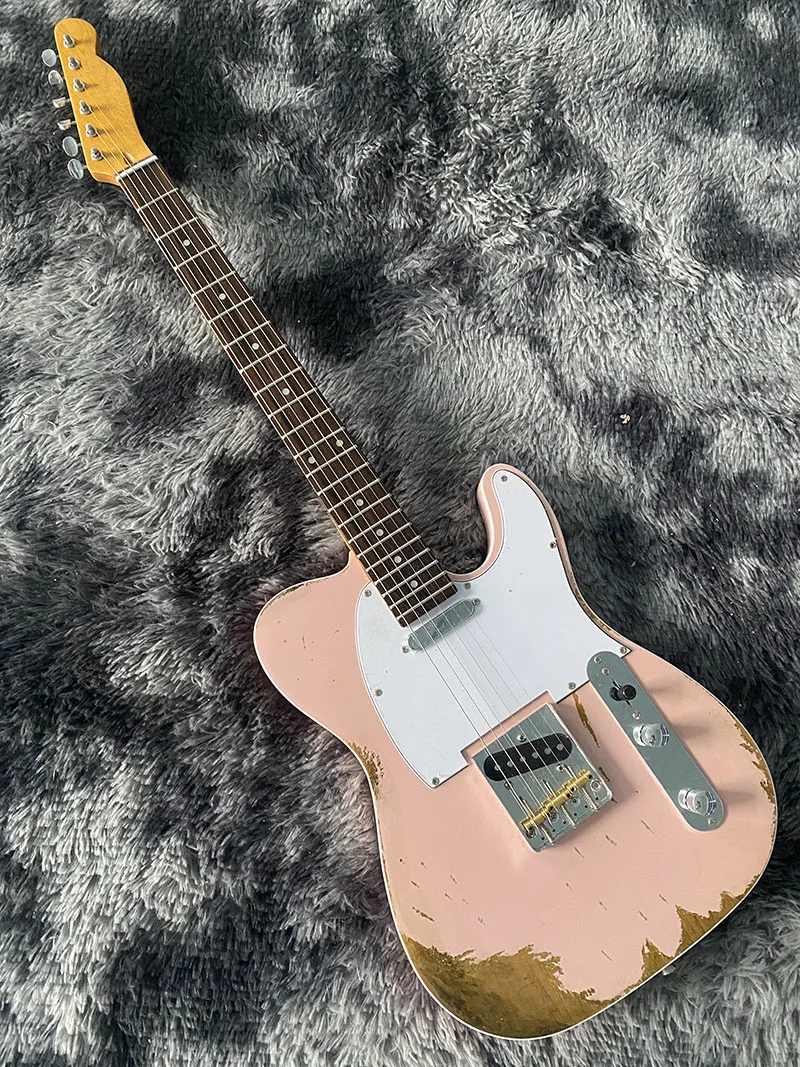 China electric guitar TL pink color Do old Factory direct sales can be customized Free shipping
China electric guitar TL pink color Do old Factory direct sales can be customized Free shipping