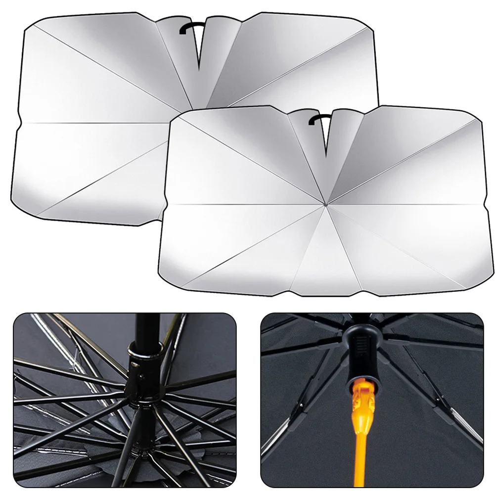 Universal Car Windscreen Sun Shade Sunshade UV Heat Reflective Visor Umbrella Front Cover Car Visor Umbrella 65*125cm/80*140cm
Universal Car Windscreen Sun Shade Sunshade UV Heat Reflective Visor Umbrella Front Cover Car Visor Umbrella 65*125cm/80*140cm