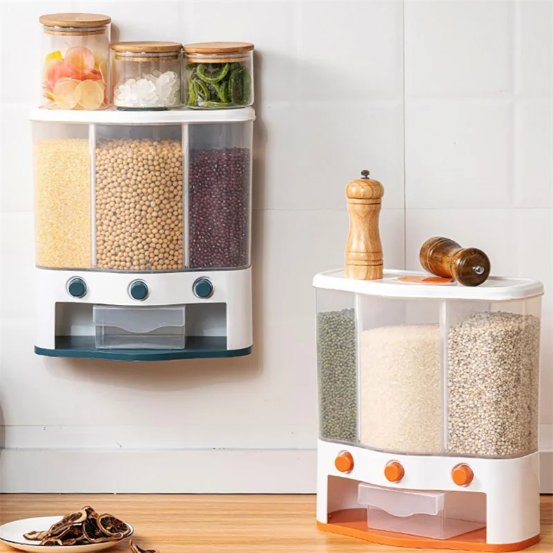 Rice Bucket Moisture-proof and Insect-proof Storage Box Grain Classification Storage Tank Multi-functional Compartment Seal
Rice Bucket Moisture-proof and Insect-proof Storage Box Grain Classification Storage Tank Multi-functional Compartment Seal