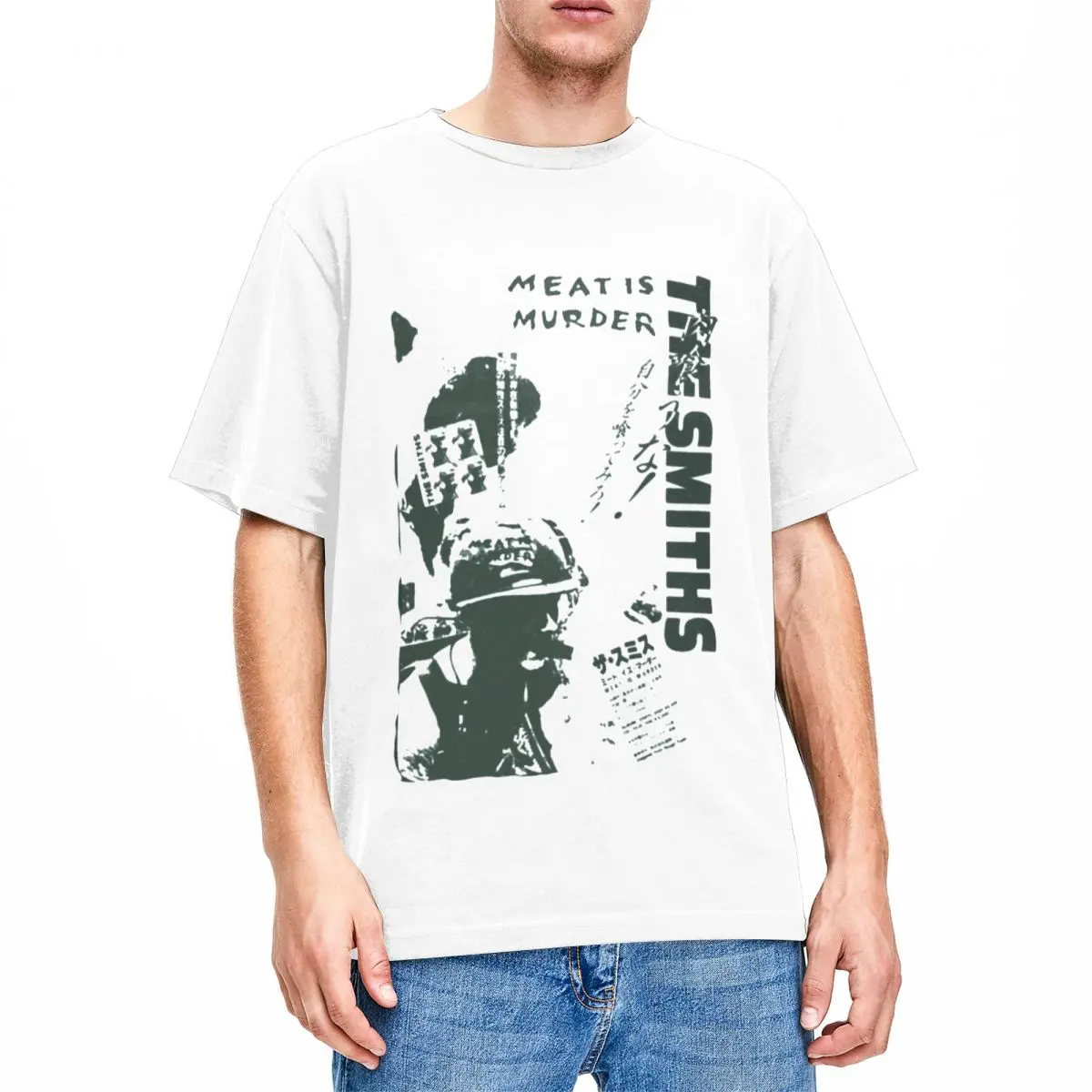 Vintage Rock Band The Smiths Meat Is Murder T-Shirt Men Women's O Neck Cotton Short Sleeve Tee Shirt Plus Size Clothes
Vintage Rock Band The Smiths Meat Is Murder T-Shirt Men Women's O Neck Cotton Short Sleeve Tee Shirt Plus Size Clothes