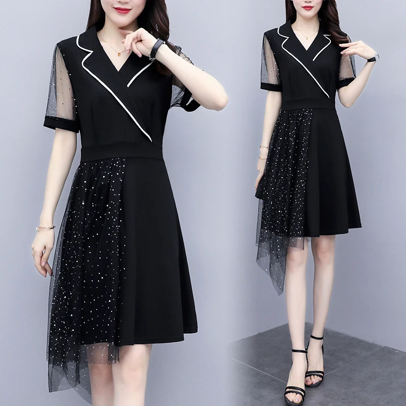 Модное Сетчатое летнее платье в стиле пэчворк для женщин и девушек, тонкое повседневное женское платье, платье для дня рождения, выпускного ... 
Модное Сетчатое летнее платье в стиле пэчворк для женщин и девушек, тонкое повседневное женское платье, платье для дня рождения, выпускного ...