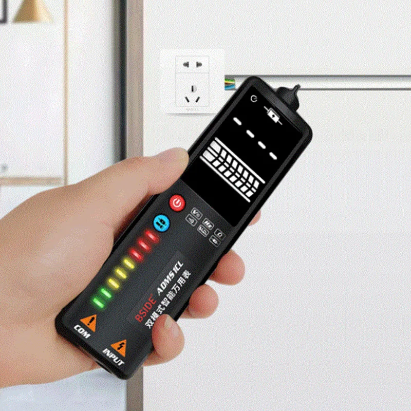 BSIDE Voltage Detector Multimeter LCD Non-contact Circuit Volt Tester Pen Voltmeter NCV Socket Live Wire Check Hz Ohm Continuity
BSIDE Voltage Detector Multimeter LCD Non-contact Circuit Volt Tester Pen Voltmeter NCV Socket Live Wire Check Hz Ohm Continuity