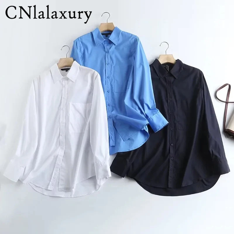 CNlalaxury Women Shirts Blouses 2023 Feminine Blouse Top Long Sleeve Casual White Turn-down Collar OL Style Women Loose Blousas
CNlalaxury Women Shirts Blouses 2023 Feminine Blouse Top Long Sleeve Casual White Turn-down Collar OL Style Women Loose Blousas