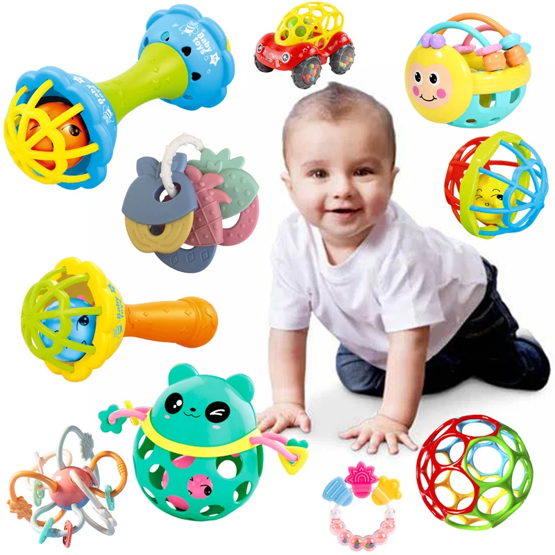 1Pcs Infant Baby Toys Rattles Newborn Kids Hand Bell Children Developmental ABS Games Silicone Baby Teethers Toys 0-12 Months
1Pcs Infant Baby Toys Rattles Newborn Kids Hand Bell Children Developmental ABS Games Silicone Baby Teethers Toys 0-12 Months