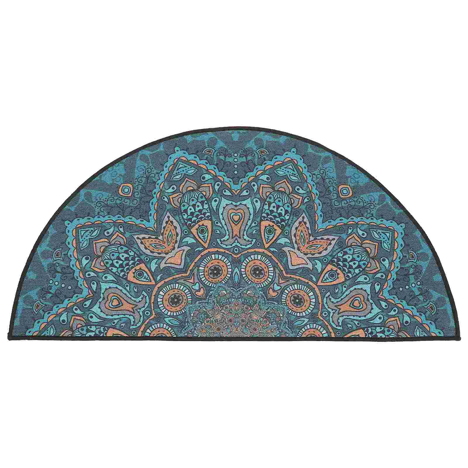 Folk-custom Water Absorbent Mat Semi-circular Bathroom Polyester (Polyester) Mandala Rug
Folk-custom Water Absorbent Mat Semi-circular Bathroom Polyester (Polyester) Mandala Rug