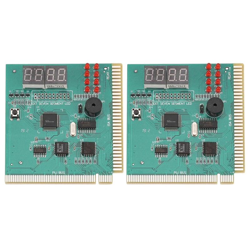 2X Diagnostic PCI 4-Digit Card PC Motherboard Post Checker Tester Analyzer Laptop
2X Diagnostic PCI 4-Digit Card PC Motherboard Post Checker Tester Analyzer Laptop
