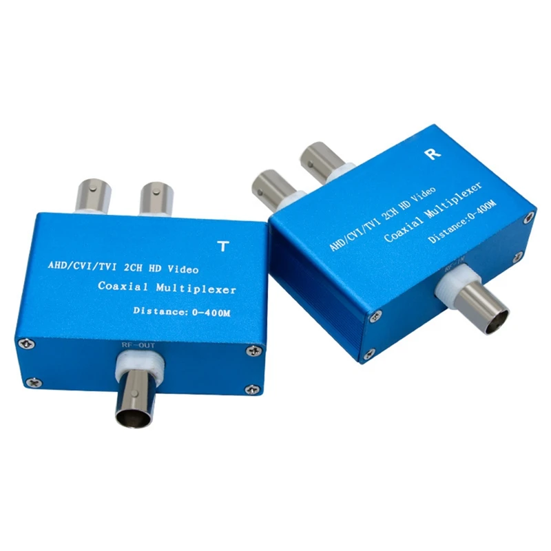 1080P AHD/CVI/TVI / 2CH HD Video Coaxial Multiplexer (2 Channel Video in One Coaxial Cable Transmission)
1080P AHD/CVI/TVI / 2CH HD Video Coaxial Multiplexer (2 Channel Video in One Coaxial Cable Transmission)