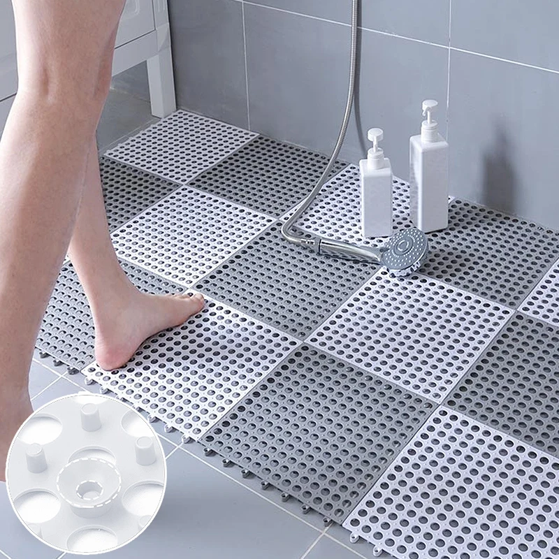 Bathroom Non-slip Mats Splicing Floor Mat for Shower Room Decor Combination Area Rugs Mesh Square Carpet Toilet Footpad (10pcs)
Bathroom Non-slip Mats Splicing Floor Mat for Shower Room Decor Combination Area Rugs Mesh Square Carpet Toilet Footpad (10pcs)