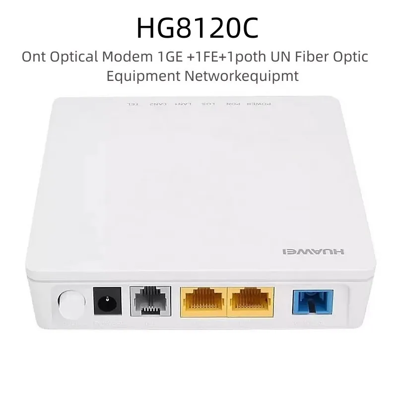 It is suitable for Huawei HG8120C FTTH GPON/Epon/Xpon Ont Optical Modem 1GE +1FE+1poth UN Fiber Optic Equipment Networkequipmt
It is suitable for Huawei HG8120C FTTH GPON/Epon/Xpon Ont Optical Modem 1GE +1FE+1poth UN Fiber Optic Equipment Networkequipmt
