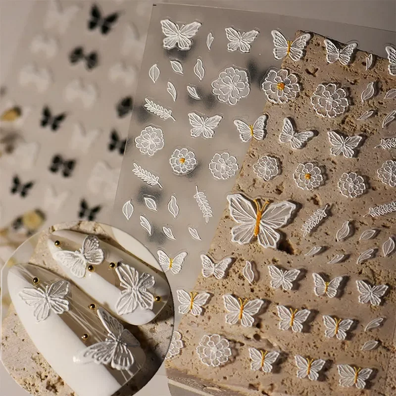 Nail Sticker Embossed Flower Lace Nail Stickers Decals French Manicure Decor Winter Sliders White Wedding Nail Design
Nail Sticker Embossed Flower Lace Nail Stickers Decals French Manicure Decor Winter Sliders White Wedding Nail Design