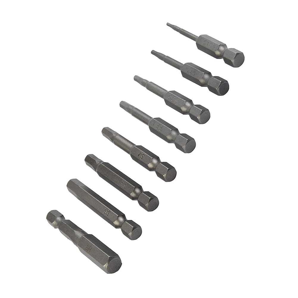 8PC Drill Bit Set Hex Head Wrench Screwdriver Socket 1/4in Shank Metric 50mm Parafusadeira Parafusadeira Screwdriver Set Tools
8PC Drill Bit Set Hex Head Wrench Screwdriver Socket 1/4in Shank Metric 50mm Parafusadeira Parafusadeira Screwdriver Set Tools