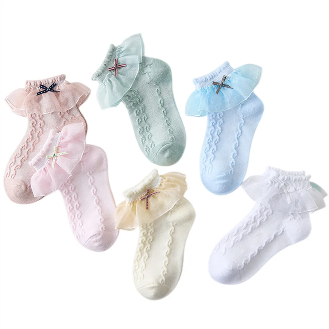 Girls Cotton Lace Socks Breathable Absorbing Sweat Socks Kids School Socks Student White Blue Green Brown Socks Size 13-22CM
Girls Cotton Lace Socks Breathable Absorbing Sweat Socks Kids School Socks Student White Blue Green Brown Socks Size 13-22CM