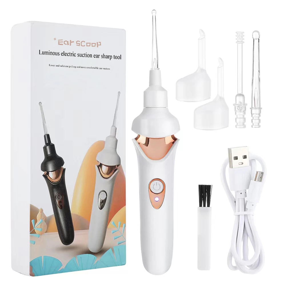 Electric Luminous Ear Wax Suction Remover Rechargeable Ear Pick With LED Light Earwax Remover Cleaner Tool For Children Adults
Electric Luminous Ear Wax Suction Remover Rechargeable Ear Pick With LED Light Earwax Remover Cleaner Tool For Children Adults