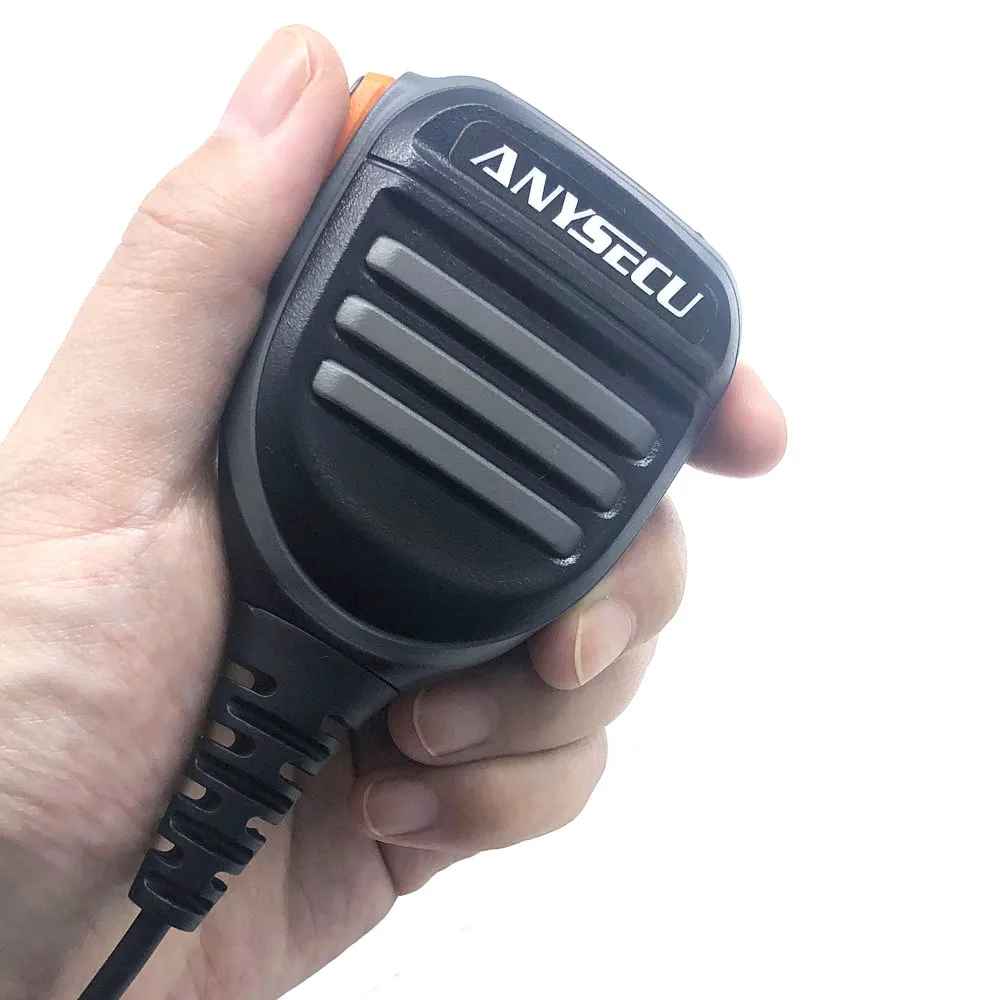 Anysecu Handheld PPT Microphone For TYT Baofeng WOUXUN Walkie Talkie Accessories Waterproof Speaker MIC 
Anysecu Handheld PPT Microphone For TYT Baofeng WOUXUN Walkie Talkie Accessories Waterproof Speaker MIC