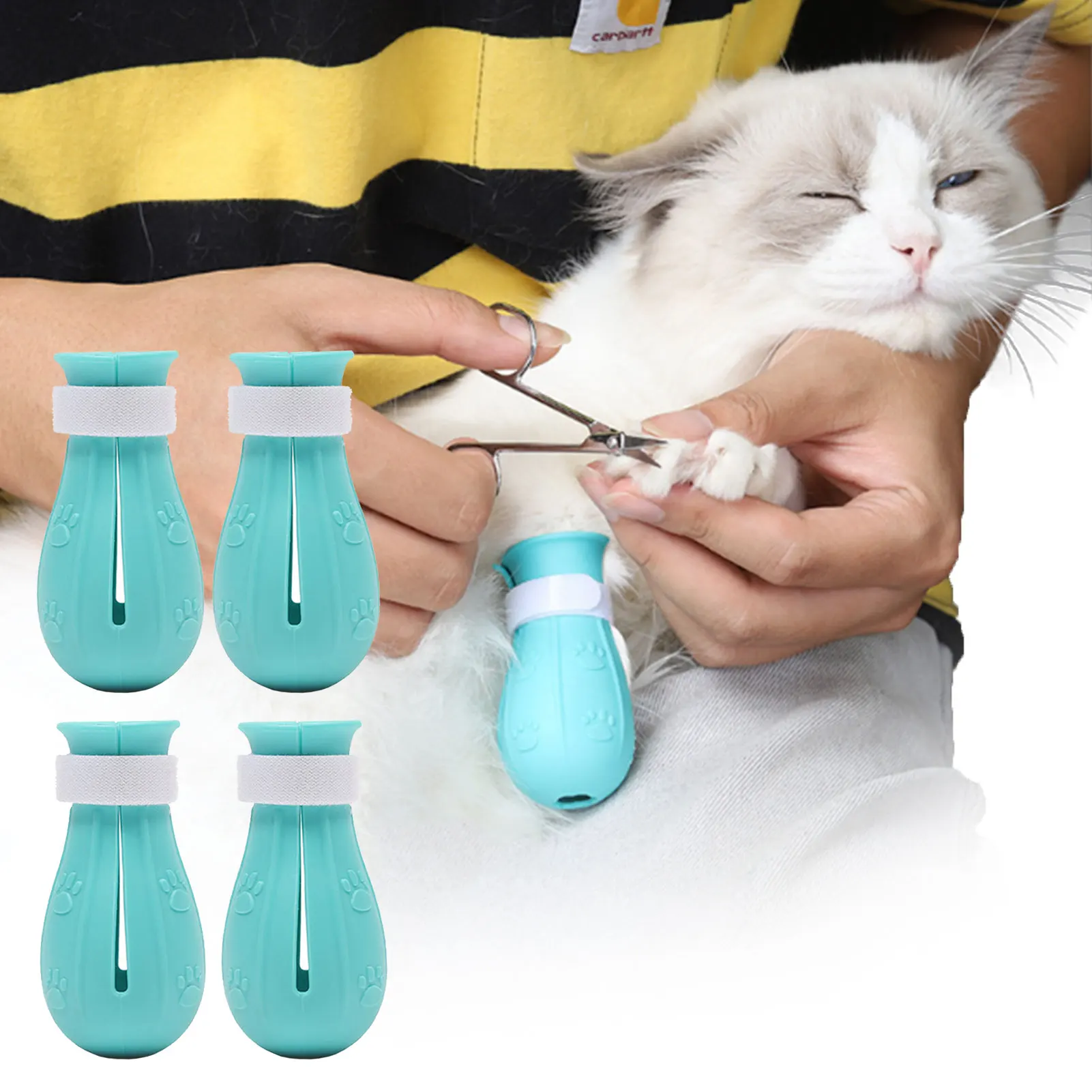 4-Piece Cat Booties Cat Boots Cat Feet Protector Cover For Cat Mittens Cat Protect Shoes For Grooming Bathing Eye
4-Piece Cat Booties Cat Boots Cat Feet Protector Cover For Cat Mittens Cat Protect Shoes For Grooming Bathing Eye