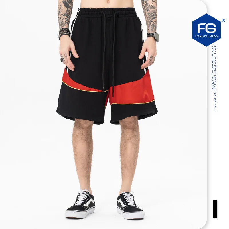 2023 Summer New High Street Panels, Contrast Cropped Craft Athleisure Shorts Men Sweatpants Basketball Shorts
2023 Summer New High Street Panels, Contrast Cropped Craft Athleisure Shorts Men Sweatpants Basketball Shorts