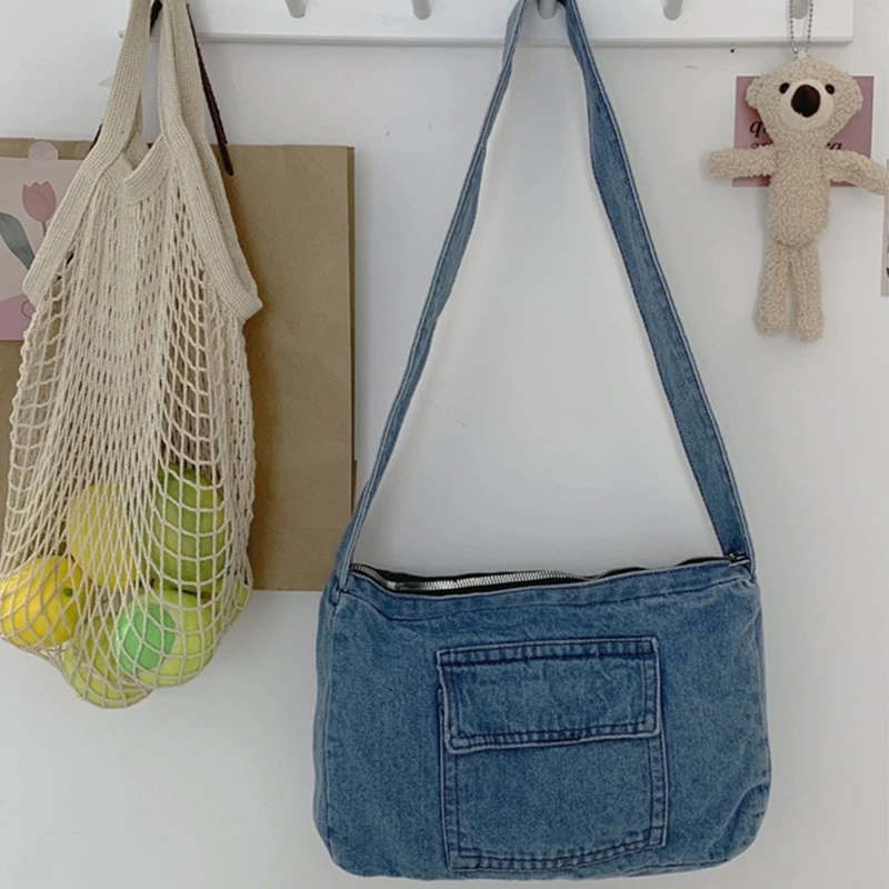 28GD Women's Crossbody Bags Ladies Denim Shoulder Bag Multi-function Tote Bags Fashion Coin Purse for School Shopping Daily
28GD Women's Crossbody Bags Ladies Denim Shoulder Bag Multi-function Tote Bags Fashion Coin Purse for School Shopping Daily