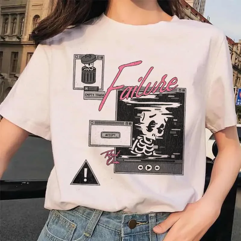 Футболка женская с мультяшным графическим принтом, милая Повседневная Свободная рубашка в стиле Хай-стрит в стиле Харадзюку, Топ оверсайз с коротким рукавом, в стиле 90-х, на лето 
Футболка женская с мультяшным графическим принтом, милая Повседневная Свободная рубашка в стиле Хай-стрит в стиле Харадзюку, Топ оверсайз с коротким рукавом, в стиле 90-х, на лето