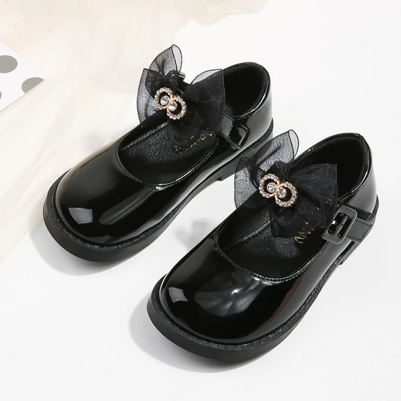 Girl School Shoes Black Children Fashion Leather Shoes Soft Glossy Shallow Classic Toddler Kids Non-slip Flats Shoes Hook & Loop
Girl School Shoes Black Children Fashion Leather Shoes Soft Glossy Shallow Classic Toddler Kids Non-slip Flats Shoes Hook & Loop