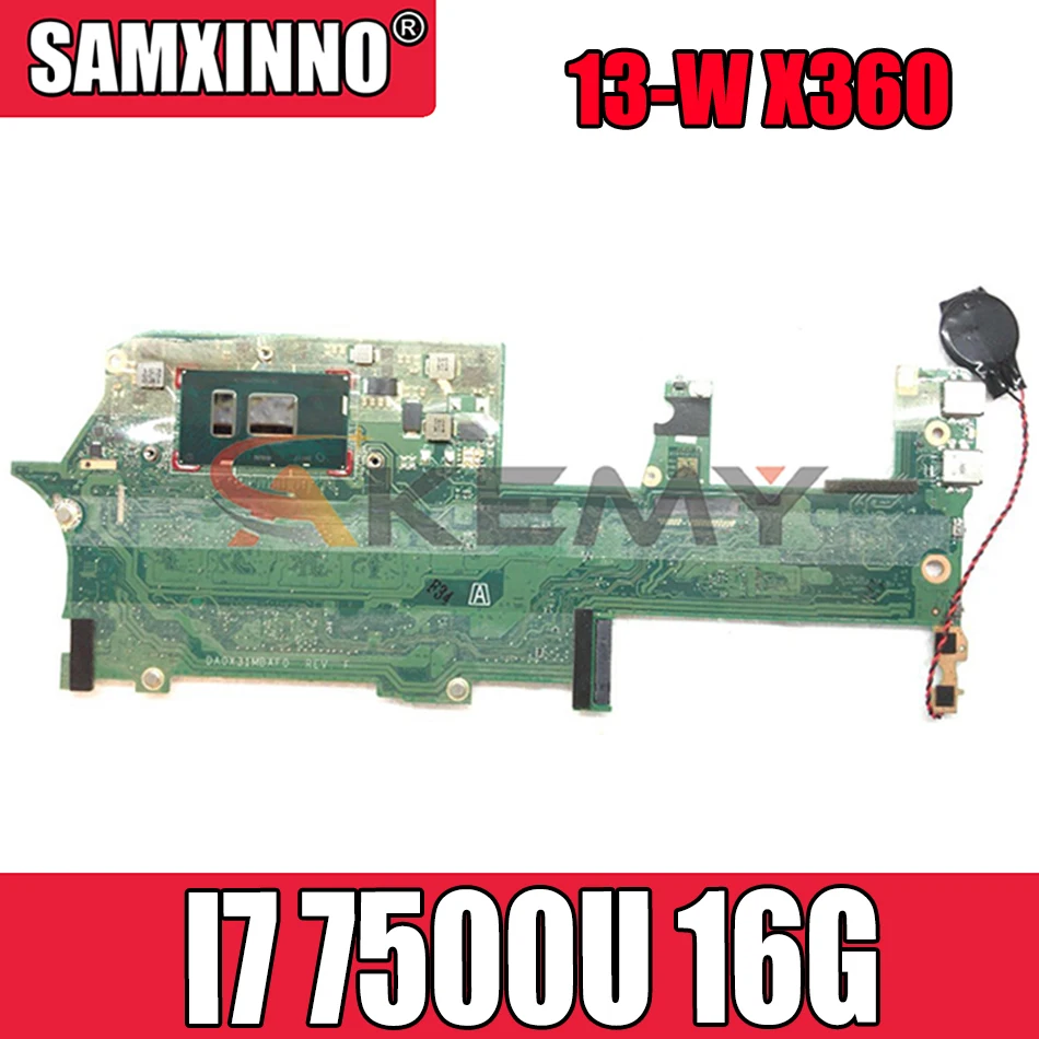 Материнская плата Akemy DA0X31MBAF0 907558-601 907558-001 907558-501 для ноутбука HP Spectre 13-W X360 13-W010CA I7 7500U 16 Гб
Материнская плата Akemy DA0X31MBAF0 907558-601 907558-001 907558-501 для ноутбука HP Spectre 13-W X360 13-W010CA I7 7500U 16 Гб